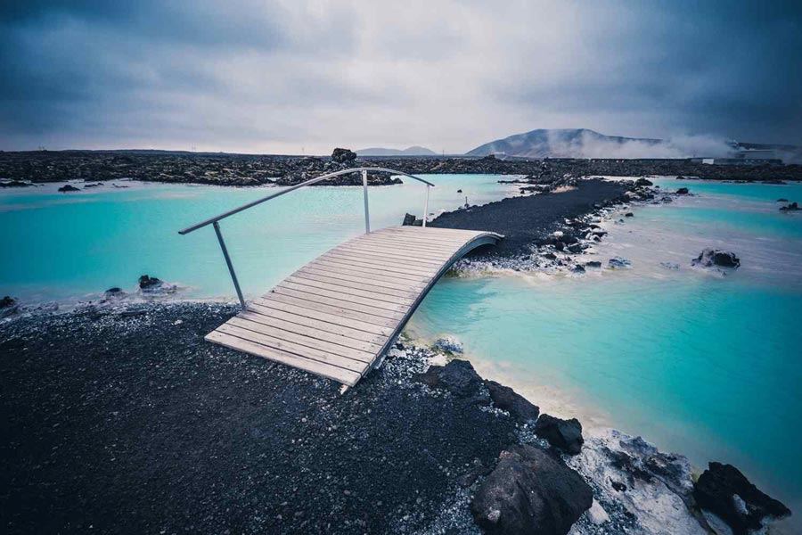 Geotermalne Spa Blue Lagoon - Z serii atrakcje  turystyczne Islandii