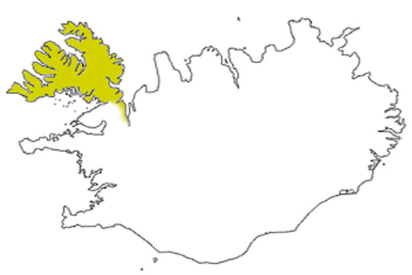 Północno zachodnia część Islandii to Fiordy Zachodnie