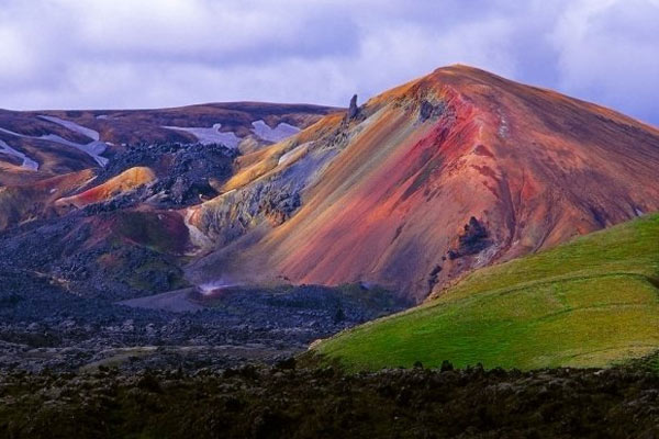 Landmannalaugar piękne barwy gór
